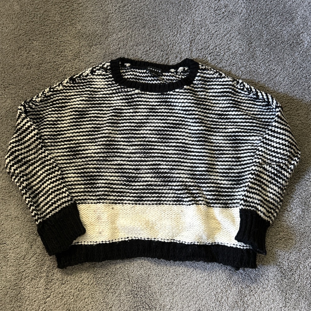 Chunky striped sweater